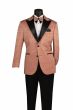 Clay Blazer Mens Sport Coats with Bowtie Peak Lapel