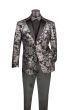 CCO Men's Outlet 2 Button Sport Coat  - Floral Jacquard