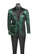 Vinci Men's 2 Button Sport Coat  - Floral Jacquard