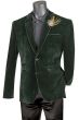 CCO Men's Velvet Slim Outlet Sport Coat - Faux Leather Trim