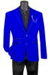 CCO Men's Velvet Slim Outlet Sport Coat - Faux Leather Trim