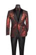 CCO Men's Outlet Slim Fit Sport Coat - Floral Design