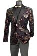 Black Sports Jacket Mens Blazer Fancy Fabric