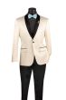 Vinci Men's Slim Fit Sport Coat - Narrow Shawl Lapel
