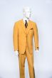 Zacchi Men's 3 Piece Poplin Outlet Suit - Solid Color Side Vents