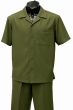 Green Leisure Suit Clothing Suit for Men