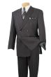 CCO Men's 2 Piece Poplin Double Breasted Outlet Solid Suit