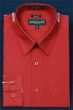 Burgundy Button Down Shirts for Men Slim Fit