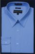 Light Blue Button Down Shirts for Men Slim Fit