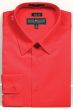Red Button Down Shirts for Men Slim Fit