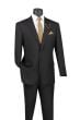 CCO Men's Outlet 2 Piece Wool Feel Executive Suit - Adjustable Waistband