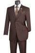 CCO Men's Outlet 2 Piece Wool Feel Executive Suit - Adjustable Waistband