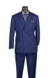 Patriot Blue Suit Double Breasted Suit for Men Peak Lapel