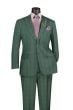 CCO Men's Outlet 2 Piece Glen Plaid Suit -  Adjustable Waistband