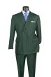 Hunter Green Suit Double Breasted Suit for Men Peak Lapel