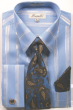 Fratello Men's Outlet French Cuff Dress Shirt Set - Double Stripe