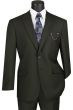 CCO Men's Outlet 2 Piece Modern Fit Executive Suit - Pure Solid