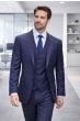 Navy 3 Piece Suit Mens Modern Fit Suits