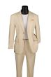 Vinci Men's 2 Piece Modern Fit Linen Suit - Light Colors