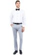 Zegarie Men's Modern Fit Tuxedo Pants - Side Satin Accent 