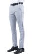 Zegarie Men's Modern Fit Tuxedo Pants - Side Satin Accent 