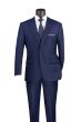 Vinci Men's 2 Piece Modern Fit Suit - Light Windowpane