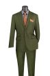 Vinci Men's 2 Piece Modern Fit Suit - Light Windowpane