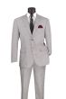 Vinci Men's 2 Piece Seersucker Suit - Notch Lapel