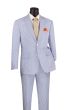 CCO Men's Outlet 2 Piece Seersucker Suit - Notch Lapel