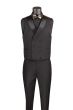 CCO Men's Outlet 3 Piece Modern Fit Suit - Luxurious Jacquard