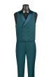 CCO Men's Outlet 3 Piece Modern Fit Suit - Luxurious Jacquard