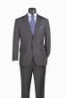 Charcoal Wool Suit Mens 100% Wool Suits Adjustable Waistband Pants