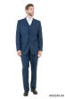 Indigo Suit 3 Piece Suit Men's Suit Men