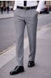 Charcoal Mens Pleated Pants