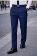 Indigo Mens Pleated Pants