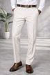 Off White Slacks Dress Pants for a Man