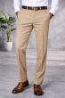 Tan Slacks Dress Pants for a Man