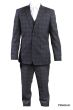 Perry Ellis Boy's 3 Piece Suit - Fashion Windowpane