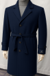 Navy Trench Coat Mens Overcoat