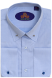 Light Blue Dress Shirt for Men Collar Bar French Cuff Shirts