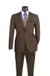 CCO Men's 2 Piece Poplin Outlet Suit - Slim Fit