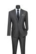 Black Mens Slim Fit Suit Textured Fabric