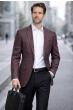 Statement Men's Outlet 100% Wool Modern Fit Sport Coat - Subtle Plaid