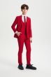 Stacy Adams Boy's 5 Piece Suit in Solid Colors - Varied Ties