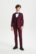 Stacy Adams Boy's 5 Piece Tuxedo in Solid Colors - Varied Bowties