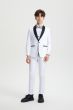 Stacy Adams Boy's 5 Piece Tuxedo in Solid Colors - Varied Bowties