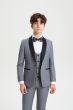 Stacy Adams Boy's Outlet 5 Piece Tuxedo in Solid Colors - Varied Bowties