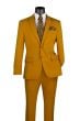 Vinci Men's 2 Piece Slim Fit Suit - Adjustable Waistband