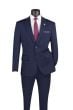 Vinci Men's 2 Piece Slim Fit Suit - Adjustable Waistband