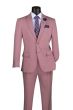 CCO Men's Outlet 2 Piece Slim Fit Suit - Adjustable Waistband